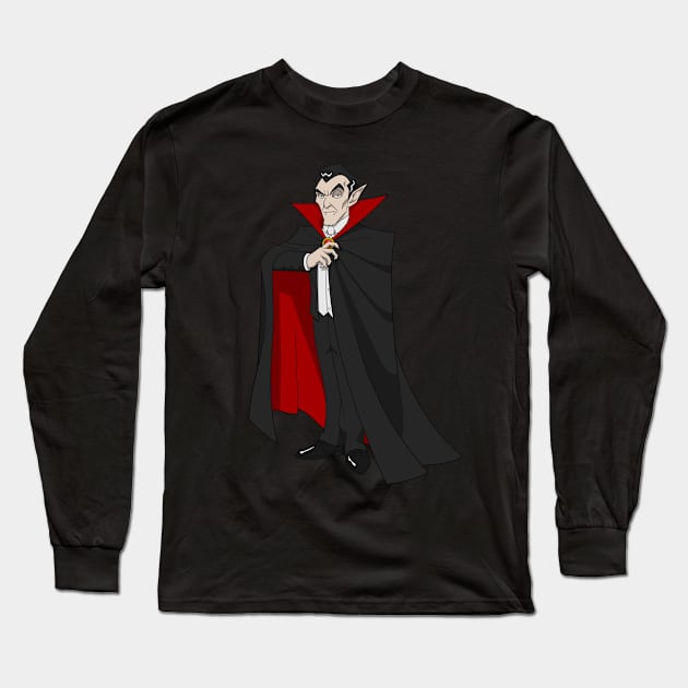 Dracula Long Sleeve T-Shirt by Lwiis64